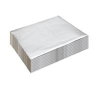 Almohadilla Aislante Alfombrilla insonorizante para coche (25 x 18 cm, 50 30 , 40 20 cm), espuma aluminio, aislante térmico, para puerta y capó Algodón Insonorizado Motor(5mm 25x18cm 10pcs)