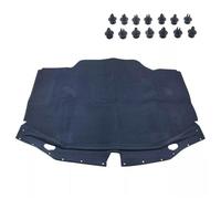 Almohadilla aislante capó motor Almohadilla Aislamiento Térmico Capó Motor Cubierta Algodón Insonorizada Tapete Para Mercedes Para Benz 300SL 500SL 600SL R129 SL320 Aislamiento térmico Alfombrilla