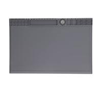 Almohadilla aislante de silicona magnética para detección electrónica y mantenimiento de placa base - Tapete de trabajo de reparación resistente al calor con posicionamiento de