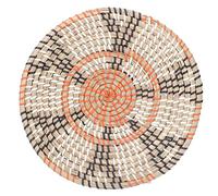 Almohadilla Aislante Tejida de Paja nórdica |Mantel Individual Resistente al Calor para Mesa de Comedor/decoración de Pared/Bandeja de Frutas |Material orgánico Hecho a Mano, (Small: Approx.