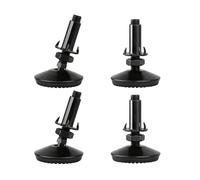Almohadilla ajustable for patas niveladoras deslizantes for muebles, paquete de 4 for 50 mm con ajuste altura for gabinetes y mesas(Fixed M10)
