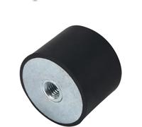 Almohadilla amortiguadora de goma, 1 Uds. M8, aisladores de vibración que reemplazan las almohadillas antivibración, Base plana de bloque silencioso, absorción de golpes(M8 40x25mm)