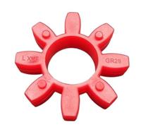 Almohadilla amortiguadora elástica GR10-180, almohadilla amortiguadora de flor de ciruelo GR, acoplamiento en forma de estrella, almohadilla amortiguadora de poliuretano (PU), 1 ud.(65x135x68x26mm)