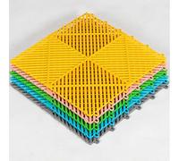 Almohadilla Anticaídas for Ventanas, Baldosas Modulares Entrelazadas 40 X 40 X 1cm, For Empalmar La Rejilla del Suelo del Lavadero Coches, para Balcones Escaleras Valla Jaula(Pink,5 PCS)