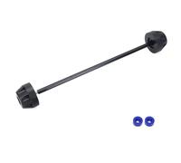 Almohadilla antichoque Deslizador Anticolisión para Eje De Rueda Delantera Y Trasera De Motocicleta para CFMOTO 800MT 800NK 800MT-X 675NK Y 500SR(Rear Blue)