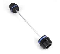 Almohadilla antichoque Tapa Protectora contra Impactos del Eje del Deslizador de la Horquilla de la Rueda Delantera de Motocicleta para ZONTES 350D 350E 350M 310M 310R 310T(Front Blue)