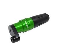 Almohadilla Anticolisión De Aluminio CNC para Motocicleta, Cubierta Protectora Deslizante del Marco De Escape para YZF-R15 R3 YZF R15 V3 YZFR15 V3(Green-A)