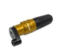 Almohadilla Anticolisión De Aluminio CNC para Motocicleta, Cubierta Protectora Deslizante del Marco De Escape para YZF-R15 R3 YZF R15 V3 YZFR15 V3(Gold-A)