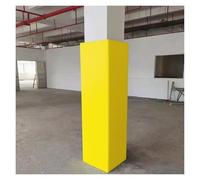 Almohadilla anticolisión para Postes de Baloncesto de Exterior - Resistente a la Intemperie, fácil de Instalar y Quitar, para Uso en canchas Deportivas y estacionamientos, Amarilla, Altura 1