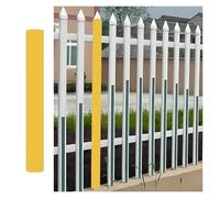 Almohadilla anticolisión para Postes de Gimnasio y estacionamientos - 180 cm, Resistente a la Intemperie, Redonda, Amarilla, Longitud desplegada: 36-69 cm, diámetro: 11,4 cm