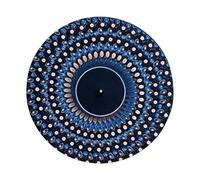 Almohadilla antideslizante de vinilo - Fibra de alta densidad, protección de la superficie del disco Efecto de animación visual giratorio | Protector de tocadiscos Master Audio Performance para sala d