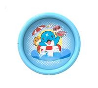 Almohadilla Antideslizante for Salpicaduras for niños y Perros, tapete de Juego for bebés, Juguetes de Piscina for Perros, Piscina con aspersores, Juguetes acuáticos de Verano(B)