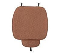 Almohadilla Antideslizante para Respaldo de Coche, Algodón Café | Soporte Lumbar, Confort Mejorado y Protección del Asiento, para Conductores y Pasajeros en Trayectos Largos