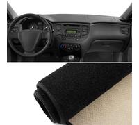 Almohadilla Antideslizante para salpicadero de Coche para Kia Rio K2 Pride Rio5 JB 2005 2006 2007 2008 2009 2010,Alfombra Anti-UV.,Black