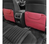 Almohadilla Antipatadas Asiento de Coche para Ford EcoSport II 2017-2024 2025, Cuero Alfombrilla Protector Respaldo Asiento Accesorios,Red