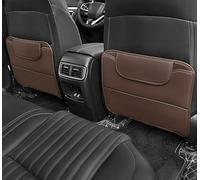 Almohadilla Antipatadas Asiento de Coche para Hyundai H-1 II Travel 2018-2022 2023 2024 2025, Cuero Alfombrilla Protector Respaldo Asiento Accesorios,Brown