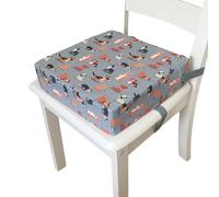 Almohadilla aumentadora con soporte de gruesa, Dog Team | Soporte de, Lavable a Máquina, Forma Ergonómica, para Comedor y Uso, Uso en Interiores y Exteriores