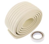 Almohadilla Autoadhesiva Nbr para Escalones de Escalera Beige Litera | Diseño de Dos Capas, Base Antideslizante, Amortiguación Extra, Protección de Bordes, para Litera y Rv