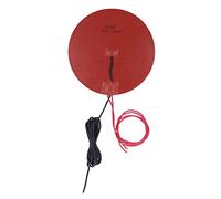 Almohadilla calefactora circular de silicona, almohadilla calefactora redonda suave y Flexible con resistencia a la abrasión para impresora 3D, 120W (DC12V)