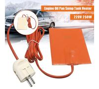 Almohadilla calefactora de silicona de 250 W para el cárter de aceite del motor del coche, protección