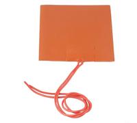 Almohadilla calefactora de silicona flexible de 12V DC 80x100mm 20W para cama calentada y tanque de aceite