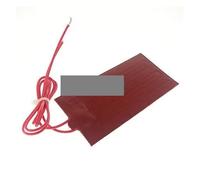 Almohadilla calefactora de silicona flexible rectangular 110 V CA, 200 x mm, 150 W, for tanque aceite impresora 3D