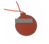 Almohadilla calefactora de silicona flexible redonda 24 V CC, 220 mm y 150 W for cables eléctricos tanques aceite