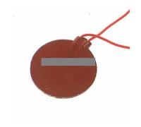 Almohadilla calefactora de silicona flexible redonda de 24 V CC, 220 mm y 240 W for cables eléctricos de tanques de aceite