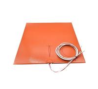 Almohadilla calefactora de silicona for cama, resistente al agua, 220/300/310/235/400MM, 24V/220V, for impresora 3D Ender3 Cr10, piezas de cama caliente(300x300mm 220V 500W)