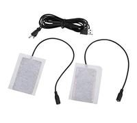 Almohadilla calefactora de tela eléctrica, portátil 5V Almohadilla térmica de fibra de carbono Calentador de manos USB Fiebre eléctrica Alfombrilla térmica para almohadas Cojines Ropa Alfombrilla de r