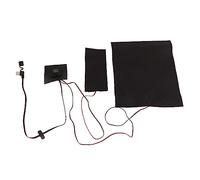 Almohadilla calefactora eléctrica 2 en 1 con 3 engranajes, temperatura ajustable, resistente al agua, almohadilla calefactora con alimentación USB para chaleco y chaqueta