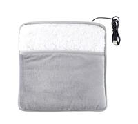 Almohadilla calefactora para pies | Calentador de pies eléctrico suave y eficiente | Funda suave lavable Difusor de calor calmante | Uso en interiores invierno hogar trabajo relajación comodidad quot