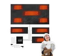 Almohadilla calefactora para ropa | Juego de almohadillas calefactables USB | Cómodas almohadillas calefactoras eléctricas USB para ropa para acampar nocturno de invierno