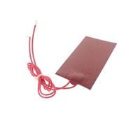 Almohadilla calefactora rectangular de silicona flexible de 220 V CA, 30 x 200 mm, 15 W, para tanque de aceite, cables eléctricos, accesorios de calentamiento, accesorios de fontanería