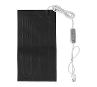 Almohadilla Calefactora Reguladora de Temperatura DC5V, Almohadilla Calefactora Eléctrica Impermeable de 4 Velocidades con Alimentación USB, Calentador de Tela Eléctrico(10x20cm/3.94x7.87in)