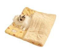 Almohadilla cálida para mascotas, manta de dormir para gatos, cama de felpa suave para mascotas, tapete reversible para perros para interiores y exteriores, lavable a máquina