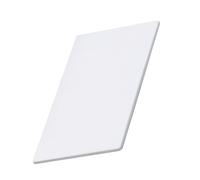 Almohadilla cerámica de alúmina blanca 96, placa plana for maquinaria de conductividad térmica rápida, sustrato cerámico ultrafino(54X98X2.5mm)