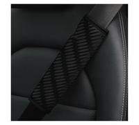 Almohadilla cinturón 1 Seguro Tridimensional Transpirable De Tela Malla Agujero Largo Para Cinturón Seguridad Coche Protector de cinturón(Black)