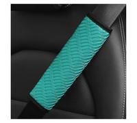 Almohadilla cinturón 1 Seguro Tridimensional Transpirable De Tela Malla Agujero Largo Para Cinturón Seguridad Coche Protector de cinturón(Green)