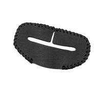Almohadilla cinturón 8 Colores Universal De Cuero Para Cinturón Seguridad Coche Cubierta Antiarañazos Funda Protectora Para Botón Protector de cinturón(Black)