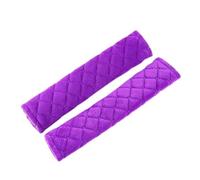 Almohadilla cinturón Funda Universal Cinturón Seguridad Coche Hombrera Felpa Ajustable Para Niños Y Adultos 2 Uds Protector de cinturón(Purple)