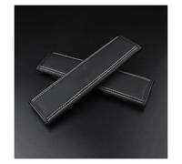 Almohadilla cinturón Para Dacia Para Duster 3 2024 2025 Cubiertas De Cinturón Seguridad Cuero Para Coche Estilo Interior 2 Uds(Black White)