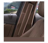 Almohadilla cinturón Para LYNK&CO 03 Para PHEV 05 09 Para MHEV 01 06 02 + Cinturón De Seguridad Coche Hombrera Protector Cinturones Gamuza(33cm Brown)