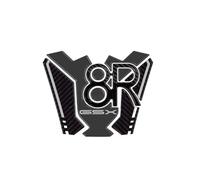 Almohadilla Combustible Lateral Kit De Pegatinas Protectoras Resina Para Depósito Motocicleta Para GSX 8R 2024