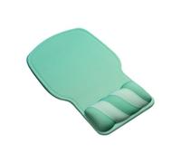 Almohadilla con base de silicona suave y cojín de muñeca de color caramelo ergonómico para uso cómodo en la oficina y los juegos, almohadilla ergonómica con reposamuñecas