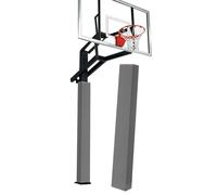 Almohadilla cuadrada para bastón de baloncesto, protector de espuma de alta densidad de 1 pulgada de grosor para postes de 3 a 12 pulgadas, envoltura impermeable para poste de sótano, garaje al aire