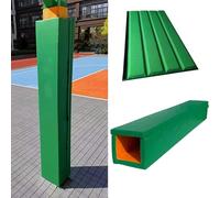 Almohadilla Cuadrada para Postes De Baloncesto De 71", Acolchado De Espuma Suave De 4 Lados para Poste De Baloncesto, Cubierta Protectora Envolvente para Postes(Green,1PC Diameter 6x6 Inch)