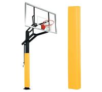 Almohadilla Cuadrada para Postes De Baloncesto De 71", Protectores para Poste De Baloncesto En Garaje, Almohadillas De Espuma Autoadhesivas Envolventes Columnas(Yellow,1PC Diameter 7"x7")