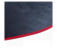 Almohadilla Cubierta Salpicadero Alfombra Parasol Para Benz Clase A W177 V177 180 2018~2025 Panel fascia radio coche(For Left Hand Drive,Polyester Red Edge Without HUD)
