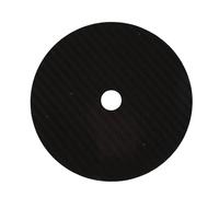 Almohadilla de afinación para CD de fibra de carbono, esterilla HIFI para CD con baja tasa de distorsión, disco de fibra de carbono absorbente de vibraciones para una mayor (Negra)